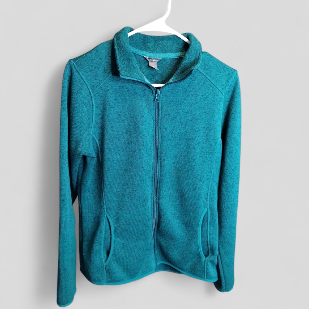 Eddie Bauer Teal Fleece Jacket